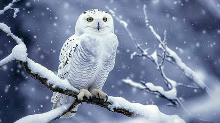 predator owl snowyの素材