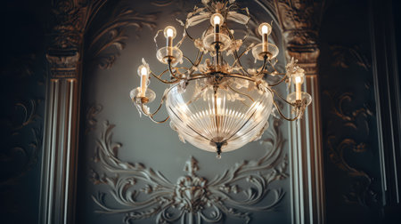 chic elegant lines backgroundの素材