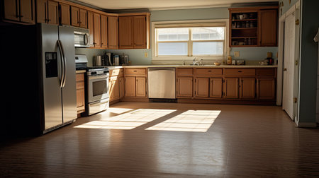 eerie empty house backgroundの素材