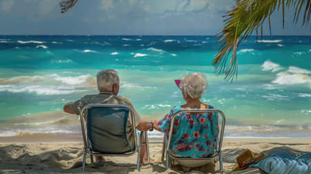 explore older couple vacationの素材