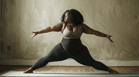 flexibility curvy yogaの素材