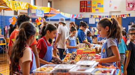 bake school fundraisingの素材