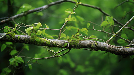 foliage branch jungle backgroundの素材