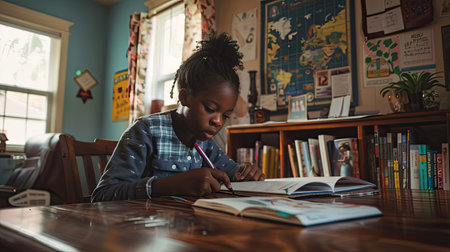 learning homeschool african americanの素材