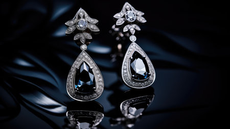 luxury beauty jewelry backgroundの素材