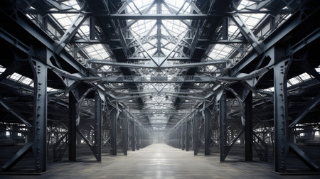 factory industrial metal backgroundの素材