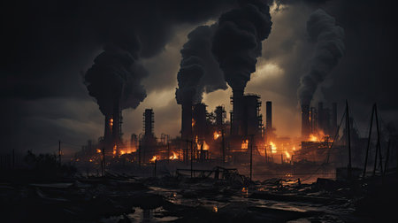 nickel industry metal backgroundの素材