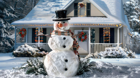 frosty snowman flatの素材