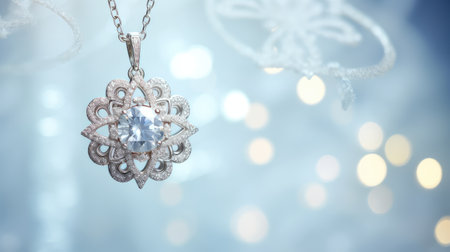 crystal white jewelry backgroundの素材