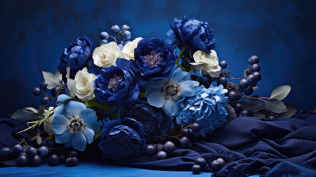 shade navy blue backgroundの素材