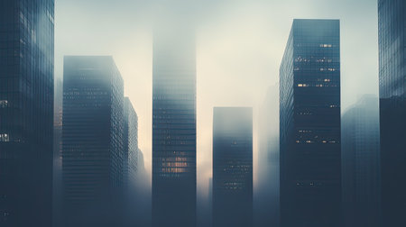 modern background skyscraper buildingの素材