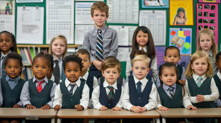 fun kids school photoの素材