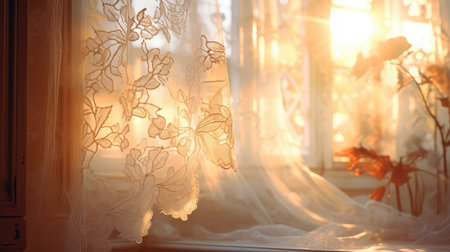 glare sunlight blurred lightsの素材