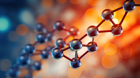 chemistry molecule medical backgroundの素材