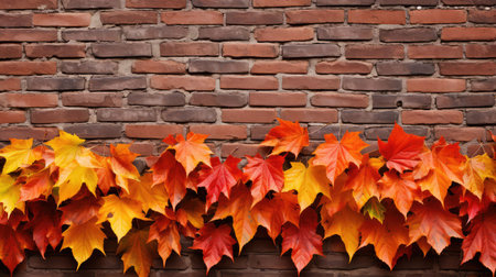 nature wall leaves backgroundの素材