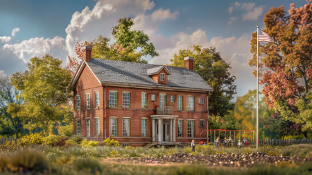 learning school houseの素材