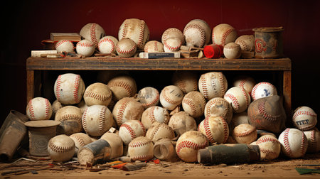 glove baseball equipmentの素材