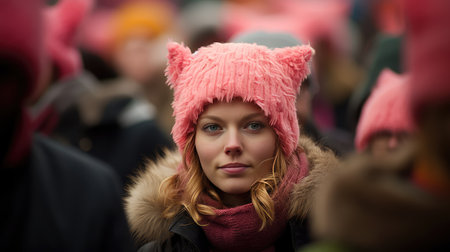 woman pink pussy hatsの素材