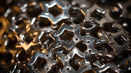 glisten bike chain starの素材