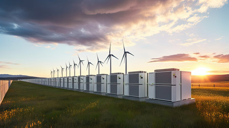 grid battery energyの素材