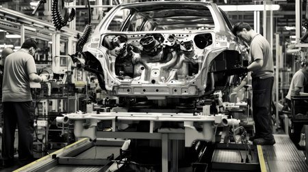 technology engine car productionの素材