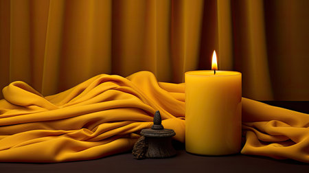 center yellow background darkの素材