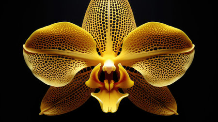 delicate golden orchidの素材