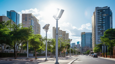 streetlight solar lightsの素材