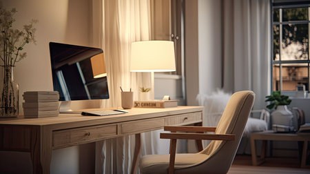 office blurred home interior elegantの素材