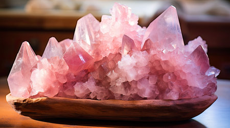 crystal pink quartzの素材