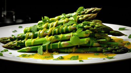 delicious vegetable asparagus greenの素材