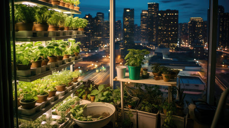 plants growing lightsの素材