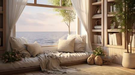 drapes windows interiorの素材