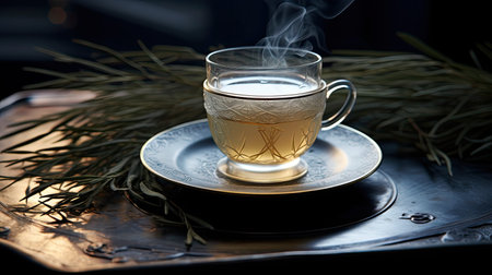 brewed silver needle teaの素材