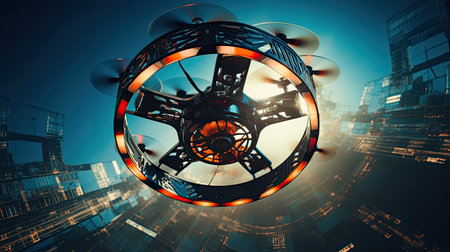 aerial technology circlesの素材