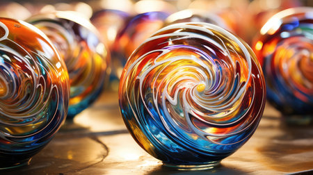 intricate blower Glass Factoryの素材