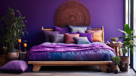 reclaimed purple bedの素材