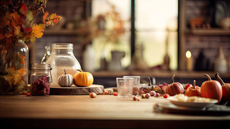 photograph blurred interior design fallの素材