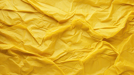 folded yellow paper textureの素材