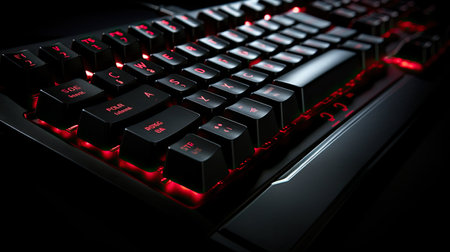 backlit dark keyboardの素材