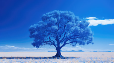 foliage blue treesの素材