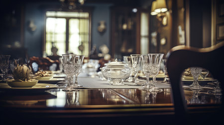 room blurred colonial interiorの素材