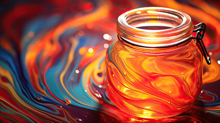 vibrant oil emulsionの素材