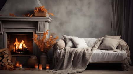 warm fall grayの素材