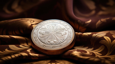 cushion bronze silver gold platinumの素材