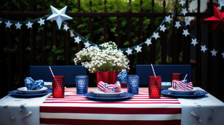 stripes stars and strips backgroundの素材