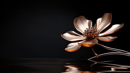 glossy dark bronze backgroundの素材