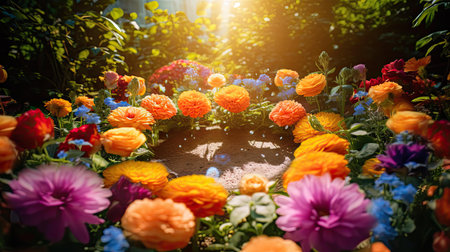 vibrant sun circleの素材