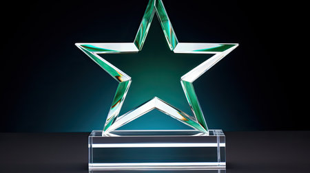 crystal acrylic awardsの素材