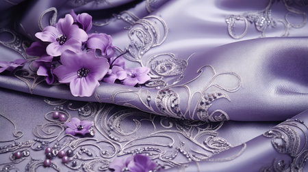 luxury silver and purple backgroundの素材